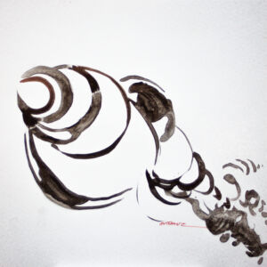 Abstracto tinta china 54