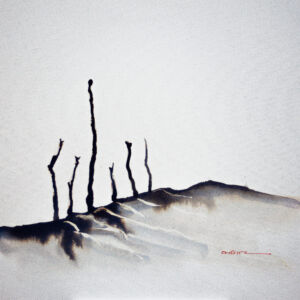 Abstracto tinta china 64