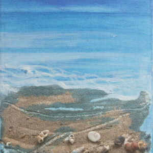 Paisaje mar blau 21