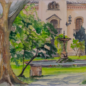 Paisaje urbano casas 90